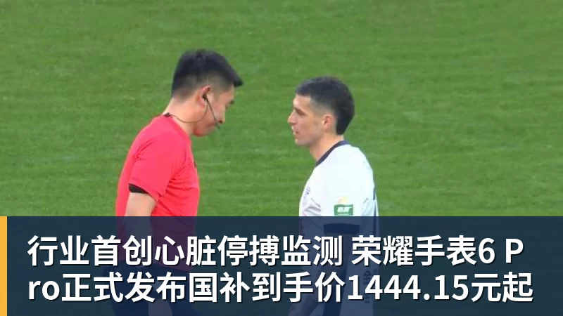 行业首创心脏停搏监测 荣耀手表6 Pro正式发布国补到手价1444.15元起